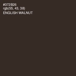 #372B26 - English Walnut Color Image